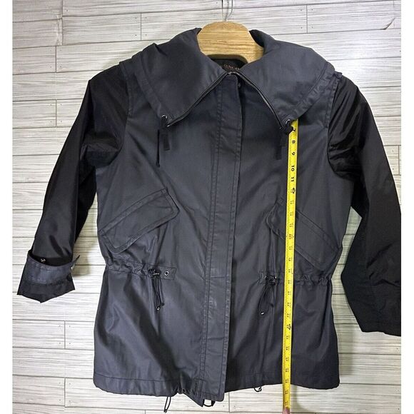 Coach Hadley Anorak‎ Rain Zip Up Jacket Navy Blue Casual Women's Sz Med - Picture 16 of 16